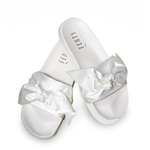 Fenty X Puma slides.